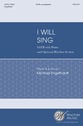 I Will Sing SATB choral sheet music cover